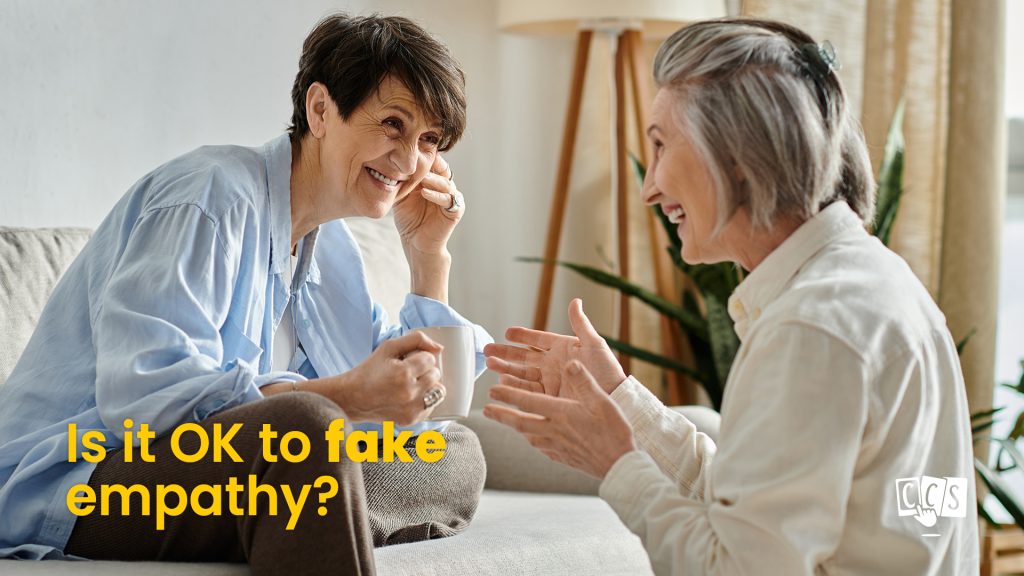 Blog feature - Is it OK to fake empathy?